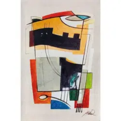 Flachwebeteppich Suburban Structures