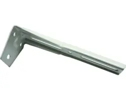 Winkelträger für Flächenvorhangschiene Atlanta weiß