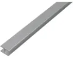 Hornbach H-Profil Aluminium silber 8,9 x 20 x 1,5 mm 1,5 mm , 2 m