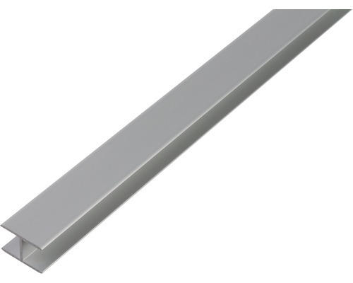 H-Profil Aluminium silber 8,9 x 20 x 1,5 mm 1,5 mm , 2 m