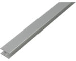 Hornbach H-Profil Aluminium silber 12,9 x 22 x 1,5 mm 1,5 mm , 2 m
