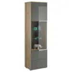 XXXLutz Lauterach - Ihr Möbelhaus bei Bregenz Vitrine in Anthrazit, Eichefarben