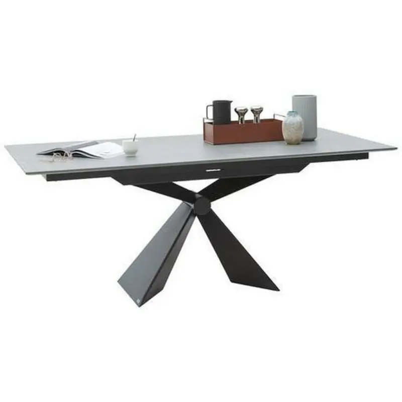Esstisch in Metall, Keramik 180/90/77 cm