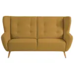 XXXLutz Lauterach - Ihr Möbelhaus bei Bregenz Dreisitzer-Sofa in Flachgewebe Dunkelgelb