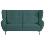 XXXLutz Lauterach - Ihr M&ouml;belhaus bei Bregenz Dreisitzer-Sofa in Flachgewebe T&uuml;rkis