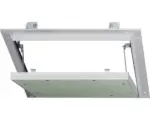 Hornbach Revisionsklappe Alumatic mit 12,5 mm GKBI-Einlage mit Fangsicherung 20 x 20 cm