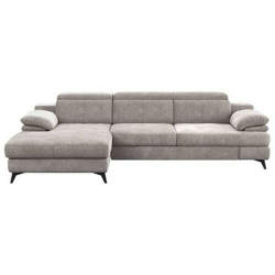 Ecksofa in Chenille Beige