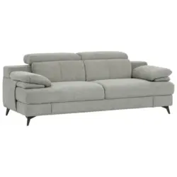 Dreisitzer-Sofa in Chenille Beige
