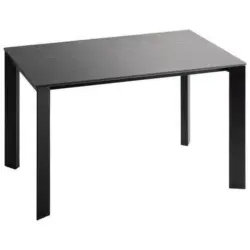 Esstisch in Metall, Keramik 120-180/80/75 cm