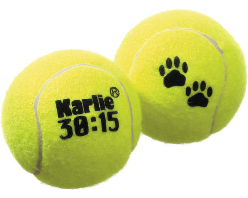 Tennisball 2er SET 6 cm, gelb