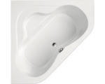 Hornbach Eckbadewanne Ottofond Luxor 850001 140x140 cm weiß