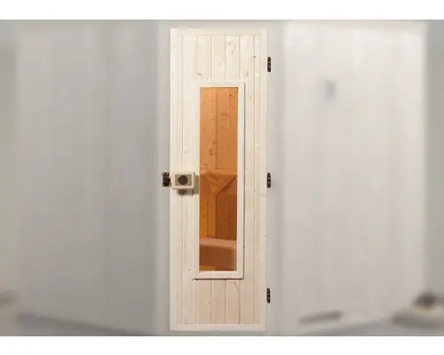 Sauna Türelement Weka gedämmt mit Isolierglas 174x51x67 cm