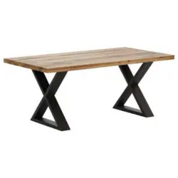 Esstisch in Holz, Metall 220/100/76 cm