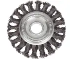 Hornbach Zopfrundbürste Lessmann Ø 115 mm Stahldraht, Innendurchmesser 22,2 mm