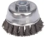 Hornbach Zopftopfbürste Lessmann Ø 65 mm Stahldraht ohne Stützring, Zopfdurchmesser 5mm