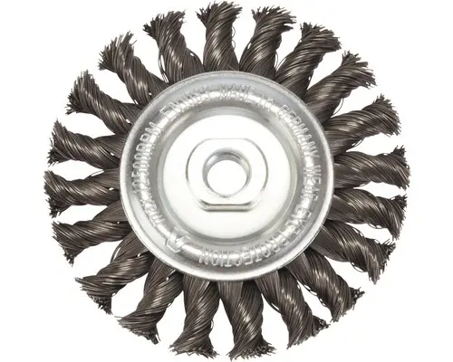 Zopfrundbürste Lessmann Ø 115 mm Stahldraht, M14