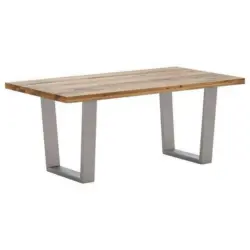 Esstisch in Holz, Metall 180/100/76 cm