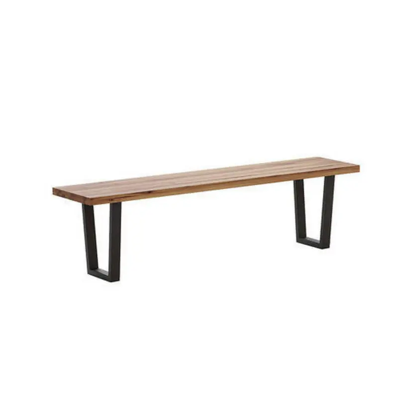 Sitzbank 220/45/40 cm in Anthrazit, Eichefarben