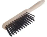 Hornbach Handbürste Stahldraht glatt 4-reihig, lang