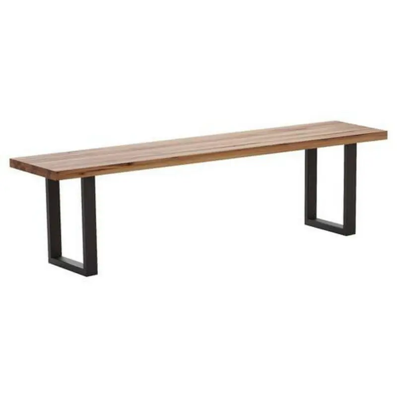 Sitzbank 220/45/40 cm in Anthrazit, Eichefarben