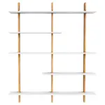 XXXLutz Lauterach - Ihr M&ouml;belhaus bei Bregenz Regal 162/190/25 cm Wei&szlig;, Eichefarben