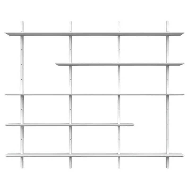 Regal 224/190/25 cm Weiß