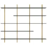 XXXLutz Lauterach - Ihr M&ouml;belhaus bei Bregenz Regal 224/190/25 cm Eichefarben, Waldgr&uuml;n