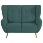 XXXLutz Lauterach - Ihr M&ouml;belhaus bei Bregenz Zweisitzer-Sofa in Flachgewebe T&uuml;rkis