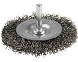 Rundbürste Lessmann Ø 75 mm Stahldraht - Borstenlänge 22 mm