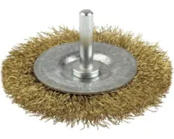 Rundbürste Lessmann Ø 75 mm Messingdraht