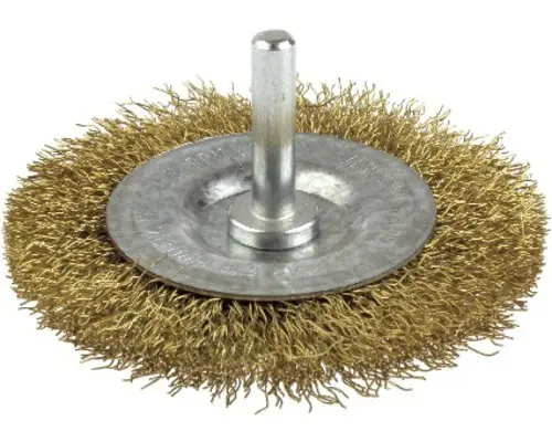 Rundbürste Lessmann Ø 75 mm Messingdraht