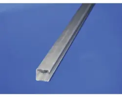 U-Profil Aluminium , 2 m