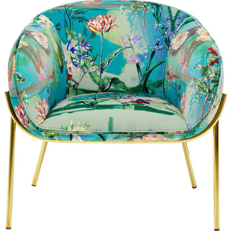 Sessel in Flachgewebe Multicolor