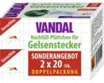 Hornbach Nachfüll-Plättchen für Gelsenstecker VANDAL, 40 Stk