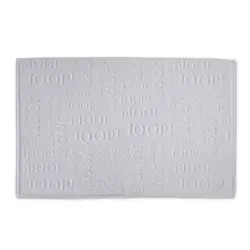 Badteppich 55/85 cm Silberfarben, Hellgrau