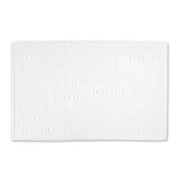 Badteppich 65/115 cm Weiß