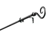 Hornbach Vorhangstangen Set Schnecke schwarz 100-200 cm Ø 13/16 mm