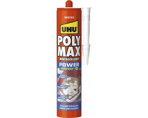 UHU POLY MAX Montagekleber Power weiß 425 g