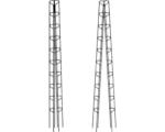 Hornbach Tomatenturm 13 x 120 cm, silber