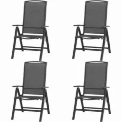 Gartenklappsessel-Set