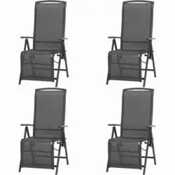 Gartenklappsessel-Set