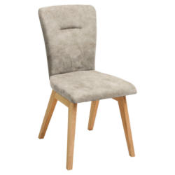 Stuhl in Holz, Textil Naturfarben