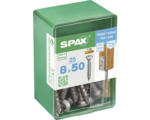 Hornbach Spax Verlegeschraube Senkkopf T 40 Holzgewinde 8x50 mm, 25 Stück