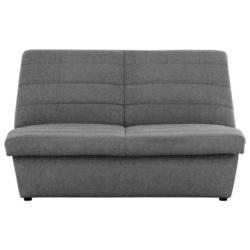 Zweisitzer-Sofa in Webstoff Graubraun