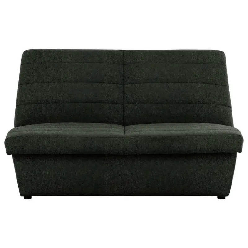 Zweisitzer-Sofa in Webstoff Grün