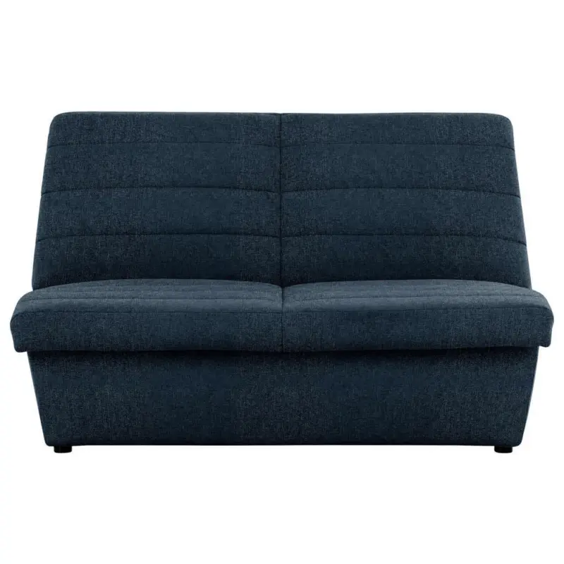 Zweisitzer-Sofa in Webstoff Dunkelblau