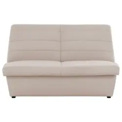 Zweisitzer-Sofa in Webstoff Ecru