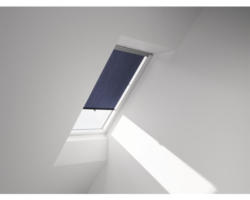 VELUX Sichtschutzrollo dunkelblau manuell mit Haltekrallen RHL 200 9050