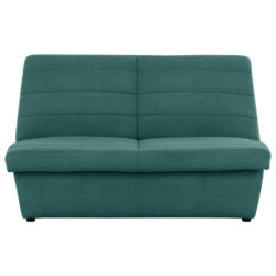 Zweisitzer-Sofa in Webstoff Petrol