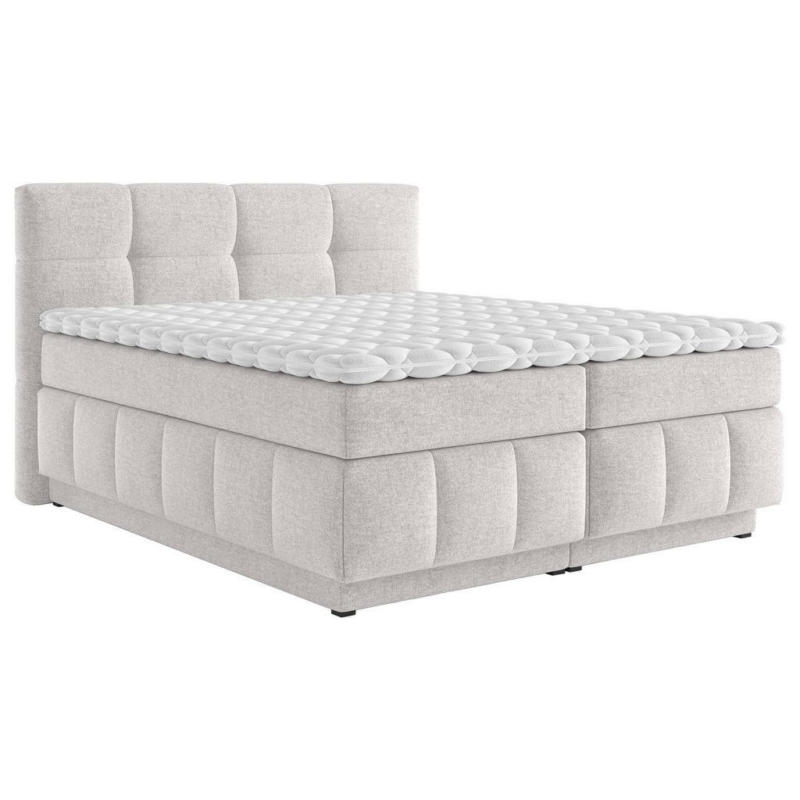 Boxspringbett 160/200 cm in Beige